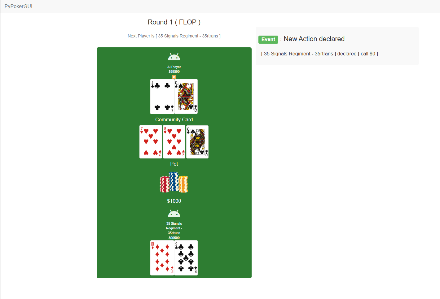 Game Night Poker AI